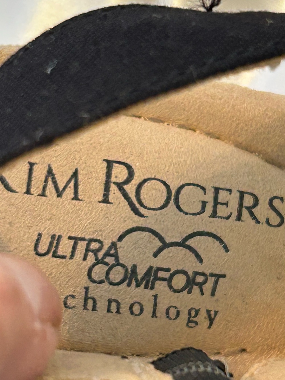 Kim Rogers Dyann Ultra Comfort Black Women 7.5 Espadrilles Slingback Wedge Shoe - Picture 7 of 7